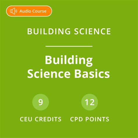 building science courses
